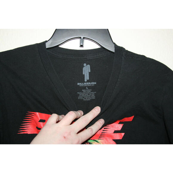 Billie Eilish Official Merch Portrait T-Shirt Size Large - Picture 3 of 4